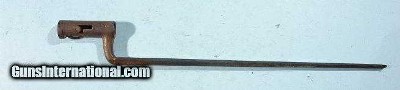 ORIGINAL CONFEDERATE STATES RICHMOND ARMORY U.S. MODEL 1816 SOCKET BAYONET DATED 1864.