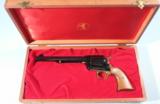 COLT SINGLE ACTION ARMY 125TH ANNIVERSARY 2ND GEN. .45 CAL. 7 ½” REVOLVER CA. 1961 W/ ORIG. BOX. - 1 of 8