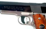 NEW IN BOX COLT 1911 GOLD CUP ELITE 40 N.M. .40S&W SERIES 80 TWO-TONE PISTOL.- 3 of 9