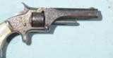 GUSTAVE YOUNG ENGRAVED SMITH & WESSON NO. 1 SECOND ISSUE .22 CALIBER POCKET REVOLVER CIRCA 1865. - 7 of 8