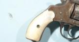 IVER JOHNSON U.S. REVOLVER CO. BREAK TOP .32S&W NICKEL REVOLVER WITH PEARL GRIPS. - 4 of 4