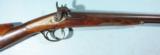 AMERICAN SILVER INLAID PERCUSSION DOUBLE SHOTGUN, CIRCA 1840-50.- 4 of 11