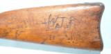 CONFEDERATE USED SAVAGE U.S. 1861 RIFLE MUSKET DATED 1863.
- 7 of 9
