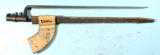 SPRINGFIELD U.S. MODEL 1855 SOCKET BAYONET WITH SCABBARD AND FROG.