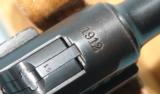 EARLY DWM MILITARY LUGER 9MM PISTOL DATED 1912 WITH REGIMENTAL MARKING. - 6 of 9