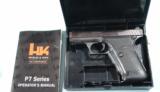 HECKLER & KOCH H&K P7 PSP OR P7M8 9MM PISTOL IN ORIG. BOX.- 1 of 7