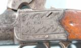 DURS EGG PERCUSSION TURN-BARREL POCKET OR BOOT PISTOL, CIRCA MID 1800'S. - 5 of 6