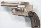 KOLB "NEW BABY" .22 SHORT HAMMERLESS NICKEL FOLDING TRIGGER TOP BREAK REVOLVER.- 1 of 5
