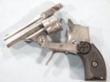 KOLB "NEW BABY" .22 SHORT HAMMERLESS NICKEL FOLDING TRIGGER TOP BREAK REVOLVER.- 4 of 5