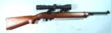 EARLY RUGER .44 CARBINE IN .44REM MAG WITH SCOPE, CIRCA 1966. - 1 of 6