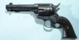 COLT SINGLE ACTION ARMY .45 CAL. 4 ¾” REVOLVER CIRCA 1901 WITH ATCHISON, KANSAS FACTORY LETTER.- 1 of 10
