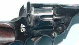 WW2 BRITISH ENFIELD NO.2 MK. 1* .38 S&W CAL. SERVICE REVOLVER DATED 1941.
- 6 of 9