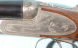 UNFIRED A. FRANCOTTE BOXLOCK 12GA. 30" SIDE BY SIDE DUCK SHOTGUN WITH SIDEPLATES, CIRCA 1961.- 11 of 11