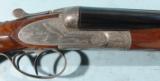 UNFIRED A. FRANCOTTE BOXLOCK 12GA. 30" SIDE BY SIDE DUCK SHOTGUN WITH SIDEPLATES, CIRCA 1961.- 1 of 11