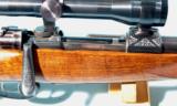 LIKE NEW UNFIRED FRANZ SODIA MAUSER ACTION .30-06 SPORTING RIFLE WITH SWAROVSKI CLAW MOUNT SCOPE, CIRCA 1967. - 5 of 13