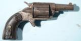 SEMI-RELIC COLT COP & THUG .41 CAL. CF POCKET REVOLVER CA. 1880’S.- 1 of 7