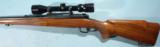 PRE-64 WINCHESTER MODEL 70 FW FEATHERWEIGHT .270WIN RIFLE WITH SCOPE, CIRCA 1955. - 5 of 7