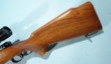 PRE-64 WINCHESTER MODEL 70 FW FEATHERWEIGHT .270WIN RIFLE WITH SCOPE, CIRCA 1955. - 6 of 7