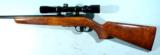 EARLY 1ST YEAR BROWNING T BOLT OR T-BOLT .22LR BOLT ACTION RIFLE WITH SCOPE, CIRCA 1965.
- 5 of 7