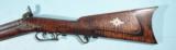 EXCEPTIONAL SHENANDOAH VALLEY PERCUSSION HALF STOCK RIFLE SIGNED A. MCGILVRAY HARRISONBURG, VA. W/FAMILY PROVENANCE CA. 1850. - 7 of 15