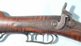 EXCEPTIONAL SHENANDOAH VALLEY PERCUSSION HALF STOCK RIFLE SIGNED A. MCGILVRAY HARRISONBURG, VA. W/FAMILY PROVENANCE CA. 1850. - 4 of 15