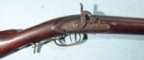 BOWN & TETLEY, PITTSBURGH, PA. PERCUSSION HALF STOCK RIFLE CIRCA 1850’S.- 2 of 12