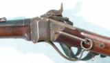 EXCEPTIONAL INDIAN WARS SHARPS U.S. MODEL 1868 CONVERSION .50-70 GOVT. CAL. CAVALRY CARBINE.- 2 of 11
