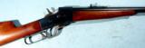 SCARCE BULLARD TAKE-DOWN SINGLE SHOT .45-85 BULLARD CAL. HUNTING RIFLE CIRCA 1880’S.- 2 of 10