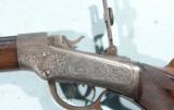 RARE MARLIN BALLARD FACTORY ENGRAVED RIGBY NO. 6 ½ SINGLE SHOT .32-40 CAL. OFF-HAND RIFLE CIRCA 1880’S. - 6 of 12
