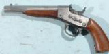 SCARCE REMINGTON U.S. NAVY MODEL 1867 ROLLING BLOCK .50 CF CAL. PISTOL CIRCA EARLY 1870’S.- 3 of 9