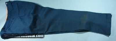 INDIAN WARS SPANISH AMERICAN OR SPAN-AM WAR U.S. ARMY BLUE WOOL TROUSERS. 