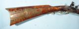 EXCEPTIONAL CONTEMPORARY FLINTLOCK LONGRIFLE IN THE STYLE OF FREDERICK SELL OF YORK, PENNSYLVANIA. - 1 of 11