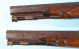 RARE PAIR OF JOHN MANTON & SON PERCUSSION OFFICER’S DUELLING OR DUELING PISTOLS SERIAL NUMBER 10904, CIRCA 1840. - 4 of 13