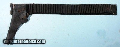 DARK BLUE U.S. MILLS SPAN-AM DOUBLE LOOP CARTRIDGE BELT FOR .30-40 KRAG WITH U.S. 1881 SCHOFIELD HOLSTER.
