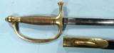 AMES MFG. CO. U.S. MODEL 1840 MUSICIANS SWORD AND SCABBARD DATED 1862. - 1 of 6
