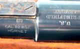 P. F. SEDGLEY SPRINGFIELD MODEL 1903 SPORTER .22 W.C.F. HORNET CAL. RIFLE CIRCA 1930’S. - 4 of 9