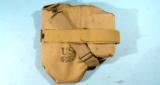 U.S. WWII OR WW2 M1A2 GAS MASK WITH FILTER AND CANVAS CARRYING BAG. - 2 of 4