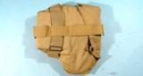 U.S. WWII OR WW2 M1A2 GAS MASK WITH FILTER AND CANVAS CARRYING BAG. - 3 of 4