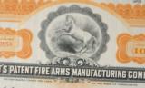 COLT PATENT FIRE ARMS MFG. COMPANY CANCELED STOCK CERTIFICAT DATED 1941.- 1 of 4