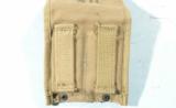 WW2 OR WWII 1943 DATED M-1 CARBINE MAGAZINE POUCH WITH TWO .30 CARBINE UNDERWOOD (15 rds) MAGS BY MIDLAND FABRICS CO. - 5 of 5