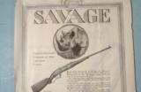 SATURDAY EVENING POST AD FOR THE SAVAGE MODEL 99, .250-3000 CAL. RIFLE DATED NOV. 22, 1919.
- 3 of 5