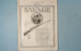 SATURDAY EVENING POST AD FOR THE SAVAGE MODEL 99, .250-3000 CAL. RIFLE DATED NOV. 22, 1919.
- 2 of 5