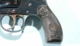 IVER JOHNSON SAFETY HAMMERLESS AUTOMATIC 2ND MODEL 2ND TYPE .38S&W REVOLVER, CIRCA 1895. - 3 of 5