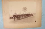 PAIR LARGE ALBUMIN CABINET PHOTOS OF THE 1ST NEW HAMPSHIRE INFANTRY REGIMENT CIRCA 1880’S. - 2 of 5
