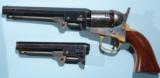 VERY RARE FACTORY ORIGINAL CASED COLT MODEL 1849 POCKET REVOLVER TWO BARREL SET CIRCA 1862.
- 5 of 10