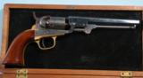 VERY RARE FACTORY ORIGINAL CASED COLT MODEL 1849 POCKET REVOLVER TWO BARREL SET CIRCA 1862.
- 4 of 10