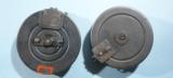 LOT OF TWO RUSSIAN PPSH-41 OR PPSH SMG DRUM MAGAZINES. - 2 of 3