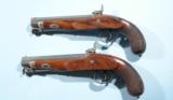 FINE PAIR OF ENGLISH PERCUSSION OFFICERS PISTOLS SIGNED GOLSWORTHY /TAUNTON CA. 1830’S.
- 2 of 10