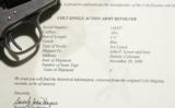 COLT SINGLE ACTION ARMY BLACK POWDER .45 LC CAL. 4 ¾” REVOLVER J.P. LOWER, DENVER , CO. 1890 FACTORY LETTER. - 4 of 13