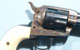 EARLY NEAR MINT COLT SINGLE ACTION .38 COLT CAL. 5 ½” REVOLVER W/ 1910 SHIPPED BROWNING BROS., UTAH WITH FACTORY LETTER .
- 5 of 15